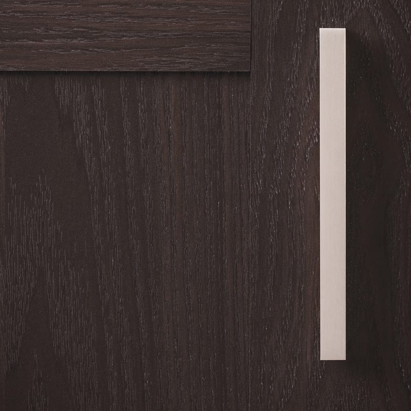 Hickory Hardware 1 Pack Solid Core Kitchen Cabinet Pulls, Luxury Cabinet Handles, Hardware for Doors & Dresser Drawers, 5-1/16 Inch (128mm) Hole Center, Toasted Nickel, Streamline Collection - Image 3